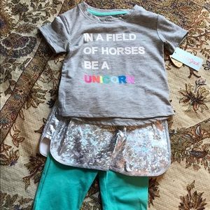 Cat and Jack outfit, sz 2T